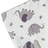Mary Meyer Afrique Crinkle Teether Toy - Baby Paper and Squeaker - 6 x 6-Inches, Elephant