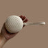 Ali+Oli Silicone Pacifier Case - Natural - 3" x 1.6" BPA-Free Newborn Holder for Boys & Girls
