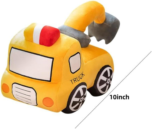 XIZHI Car Plush Toy Soft Stuffed Car Plush Pillow Toy CuteTractor Cartoon Throw Pillow Plushie Gifts for Kids Birthday
