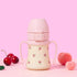6 oz, 2 GROSMIMI Flip Top Spill Proof Sippy Cup, PPSU, BPA Free, Stage Straw for Toddlers (Cherry)