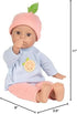 11 1+ Adora Amazon Exclusive Sweet Babies Collection, Soft and Cuddly Baby Doll Machine Washable, Birthday Gift