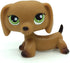 Mini Pet Toys #139 Brown dachshund Dog Puppy Animal Figure