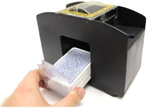 Brybelly Ultimate 6 Deck Battery-Operated Electric Card Shuffler - Shuffler Only or Bundles