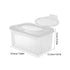 2 Pack 7.67 4.92 4.33 Inches SUPVOX Baby Wipes Dispenser Reusable Wipe Container with Sealed Lid for Moisture Retention