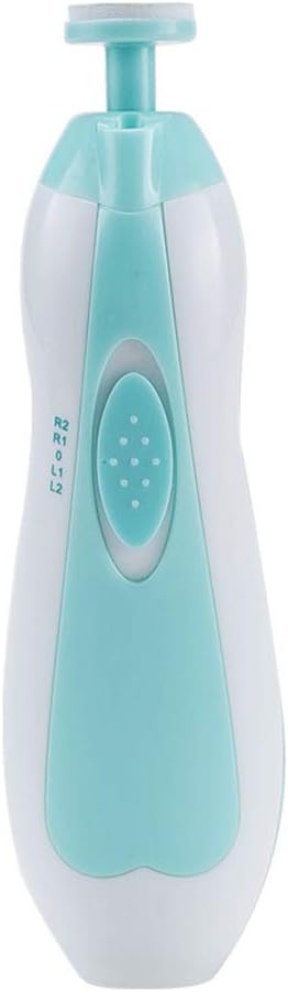MCCW Baby Nail File Trimmer,Safe Electric Baby Infant Nail Filer with Light,Battery of