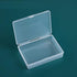 4PCS Playing Card Deck Cases - Clear Plastic Gaming Card Holder Organizer, Snaps Closed, Empty Storage Box