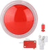 Socobeta Wear-Resisting Lightweight ABS Game LED Light, Big Round for Video Game (Red)