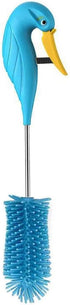 Water Bottle Cleaner Brush Semi-Automatic Silicone Bottle Brush for Baby, Sports, Vase,