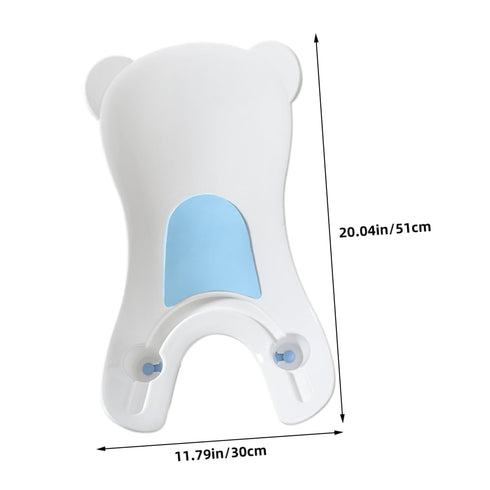 Counter SUPVOX Ergonomic Baby Bathing Portable Bath Mat Baby Bath Seat for Non-Slip Versatile Wash Basin