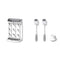 OXO Plastic Drying Rack and 2-Pack Bottle Brush Set for Baby Feeding Accessories
