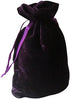 Huji Luxurious Cloth Velvet Soft Tarot Magic Drawstring Bags, Jewelry Pouch Bags, Tarot Card Size Dice Bags, Bundle of