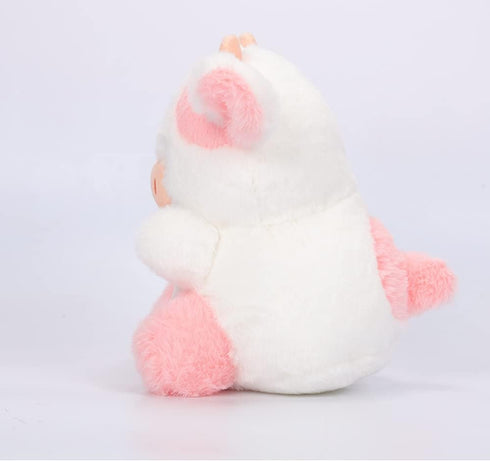 Cow Plush Toy, 7.8 Inches, Cartoon Cute Pink Cow Plush Pillow Stuffed Animal