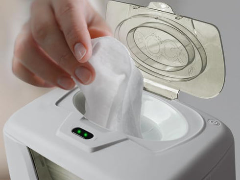 4 GOGO Pure Baby Wet Wipe Warmer and Wet Wipe Dispenser, Advanced Features - Bright Auto Off LED Ample Lights