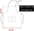 16 2 Wear(Black,8sets) Toal Pieces Kids Children Black Aprons Chef Hat, Kids Chef Kitchen Adjustable Bib Aprons