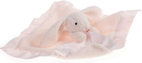 Apricot Lamb Stuffed Animals Pink Bunny Rabbit Security Blanket Infant Nursery Character Blanket Luxury Snuggler Plush Baby Lovey(Pink Bunny, 13 Inches) by Apricot Lamb