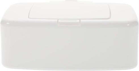 KOMBIUDA Wipe Dispenser with Lid Refillable Decorative Wet Tissue Holder for Home