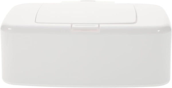 KOMBIUDA Wipe Dispenser with Lid Refillable Decorative Wet Tissue Holder for Home