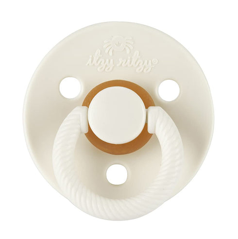 Itzy Ritzy Set 2 Set 2 Natural Rubber Pacifiers, of Natural Rubber Newborn Pacifiers & Natural Rubber Pacifiers