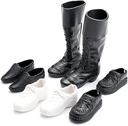 SOTOGO 27 Pieces Doll Clothes and Accessories for 12" Boy Dolls - Casual Clothes, Career Outfits, Shoes
