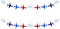 SaktopDeco 2 Pack Airplane Cloud Garland Plane Banner Airplane Party Supplies Plane Aviation