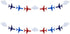 SaktopDeco 2 Pack Airplane Cloud Garland Plane Banner Airplane Party Supplies Plane Aviation