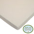 American Baby Company Knit Fitted Portable/Mini-Crib Sheet Made with Organic Cotton in Natural Color, Soft Breathable