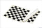 Muba Standard Vinyl Roll Up Chess Boards, Professional Club & Tournament Chess Boards (2'' Square, Black)