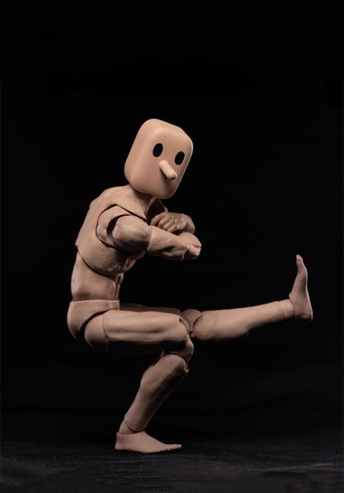 1/12 Figure,6inch (NT-02W Fremego Scale Male Action Super Flexible Strong Muscular Figure Body Square Head Miniature