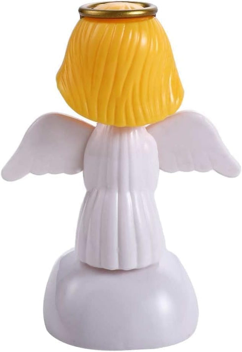 1Pc Solar Powered Dancing Toys - Angel Solar Dancing Figures for Car Decoration and Dashboard