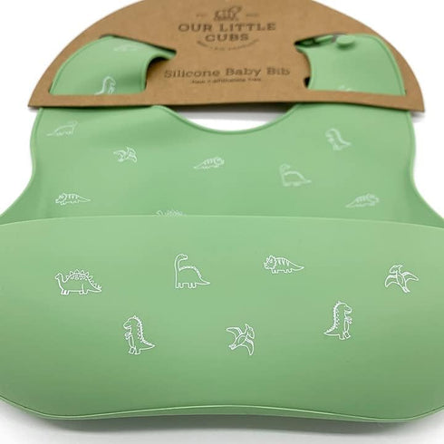 Silicone Baby Bibs Adjustable Fit Baby Bib Waterproof Bibs Baby Eating Supplies Feeding Supplies