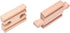 Haiabei 11 Pack Sets, Wooden Train Tracks Male-Female Bump Track, Crossing Bridge, Compatible with All Major Brands