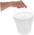 Refillable Wipes Dispenser Bucket with Lid Portable Plastic Wet Tissue Holder for Baby Car and Home Use Sturdy Handle