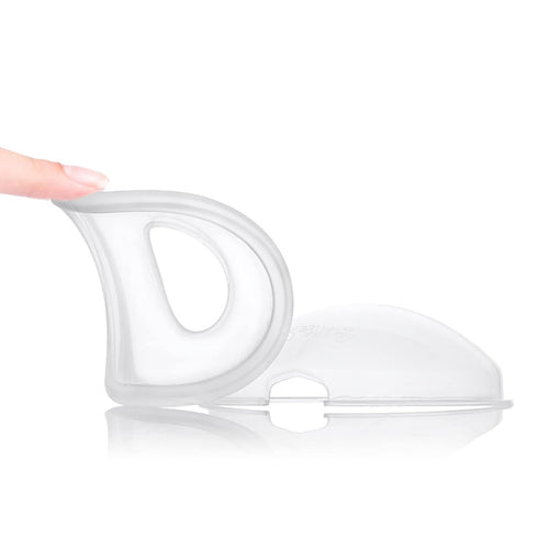 Momlist 2PCS Milk Collector for Breastfeeding, Breast Shell & Milk Catcher, Reusable Silicone Sore Nipples Breast Milk