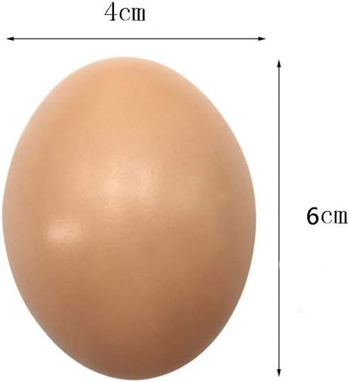 20 PCS Plastic Fake Eggs for DIY Easter Eggs, Painting and Realistic Egg Projects