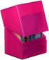 Ultimate Guard Boulder 80+ Classic Deck Case for 80 Double-Sleeved TCG Cards, Rhodonite, Secure Storage
