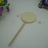 EXCEART 6pcs Wooden Musical Rattle Toy, Unfinished Rattle-Drum for Kids, DIY Painting Educational Toy