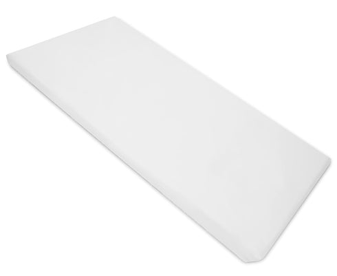 American Baby Company Microfiber Standard Day-Care Nap-Mat-Sheet, Snow White, 24" x 48" x 4", for Boys and Girls