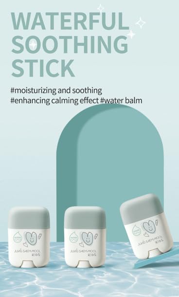JUNGSAEMMOOL KIDS Waterful Soothing Stick | Lip and Cheek Balm, Healing Balm Stick, Baby Face Balm Stick, Chapped Face