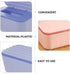 Sturdy Plastic Tissue Box Cover - Rectangle Wipes Storage with Sealing Lid