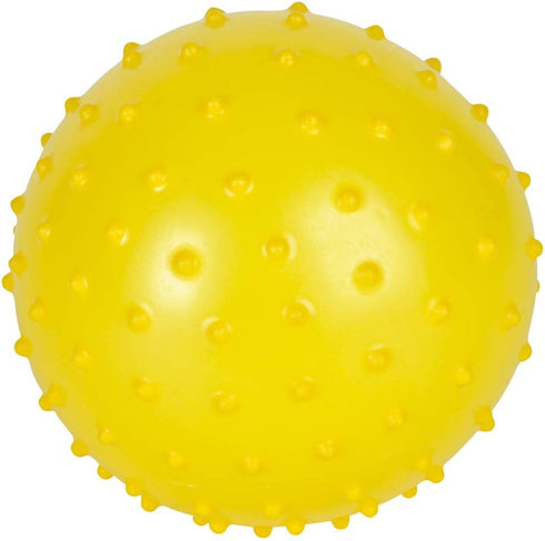 Bedwina Knobby Balls, Pack of 6, 7 Inch Sensory and Spiky Massage Stress Balls for Toddlers
