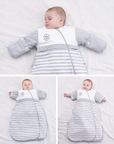 Cozy Detachable Sleeve Kids Wearable Blanket - Sleeping Bag