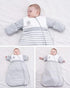 Cozy Detachable Sleeve Kids Wearable Blanket - Sleeping Bag