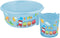 train design Children's Negel Vasser Wash Cup Set/Light Blue