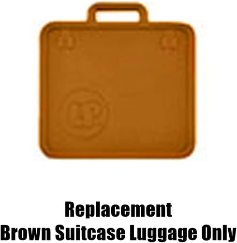 Fisher-Price Little-People Travel Together Airplane Playset - DJB53 Replacement Part with Brown Suitcase Luggage