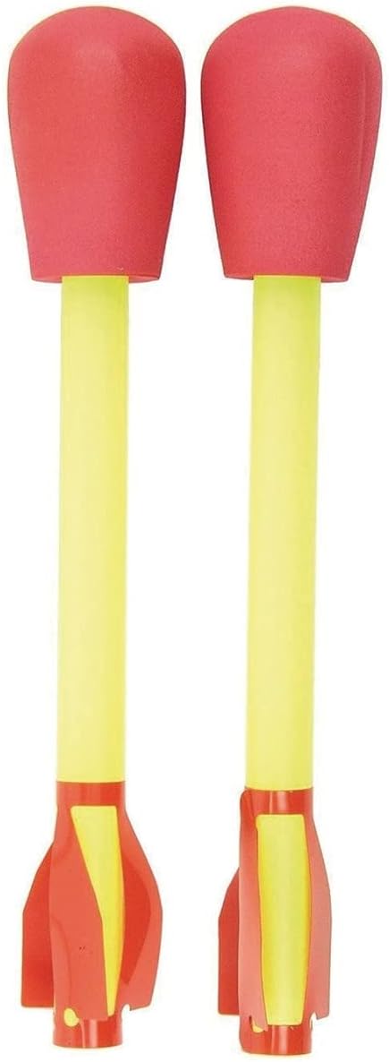 Stomp Rocket Ultra Rocket Refills - 2 Foam-Tipped Rockets for Kids, Fun Outdoor Toys