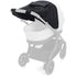 Stroller Sun Cover, Anti-UV 50+ Universal Fit Baby Strollers, Waterproof Sunshade with Viewing Window, Dark Grey