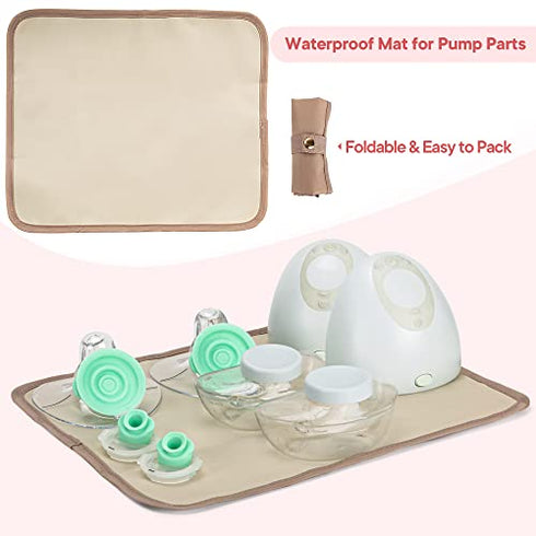 Pack 4 5 Fasrom Wearable Breast Pump Case Bundle with Breastmilk Cooler Bag with Ice Fits Baby Bottles up to Ounce