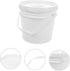 Zerodeko Refillable Wipes Dispenser Bucket Flushable Adult Bathroom Wipes Holder Handles Bucket for Car Tissue Box