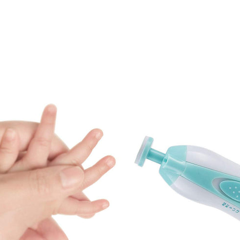 CHAFIN Trimmer,Safe (002) Baby Nail File Electric Baby Infant Nail Filer with Light,Battery of Newborn Nails Care