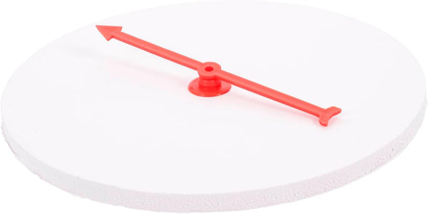 Turntable Raffle Draw Small Turn Plate Blank Board Game Kit, Editable Plastic Wall Hanging